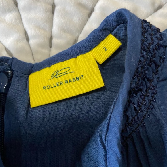 Roller Rabbit Embroidered Dress 2T - Picture 4 of 4